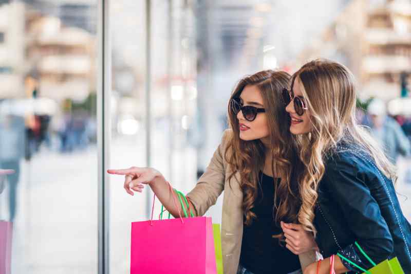 Two Women Window Shopping