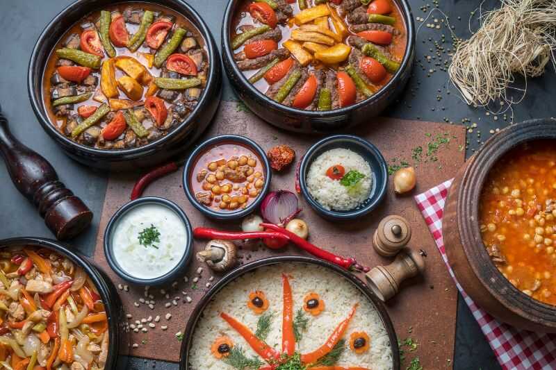 A Variety Of Indian Dishes