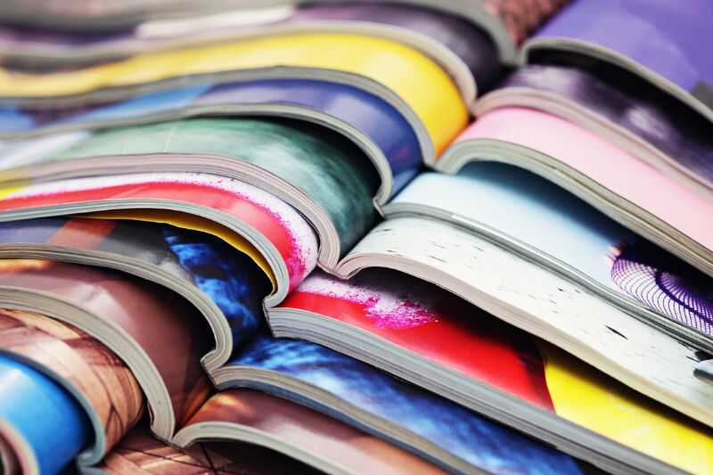 A Seleciton Of Colourful Magazines