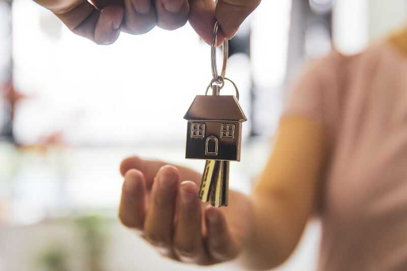 A New Homeowner Receiving Keys