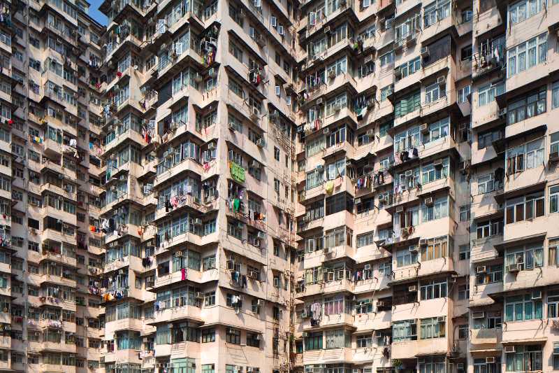 An Overcrowded Apartment Building